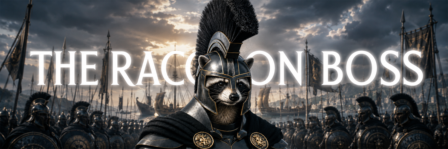 The Raccoon Boss army banner